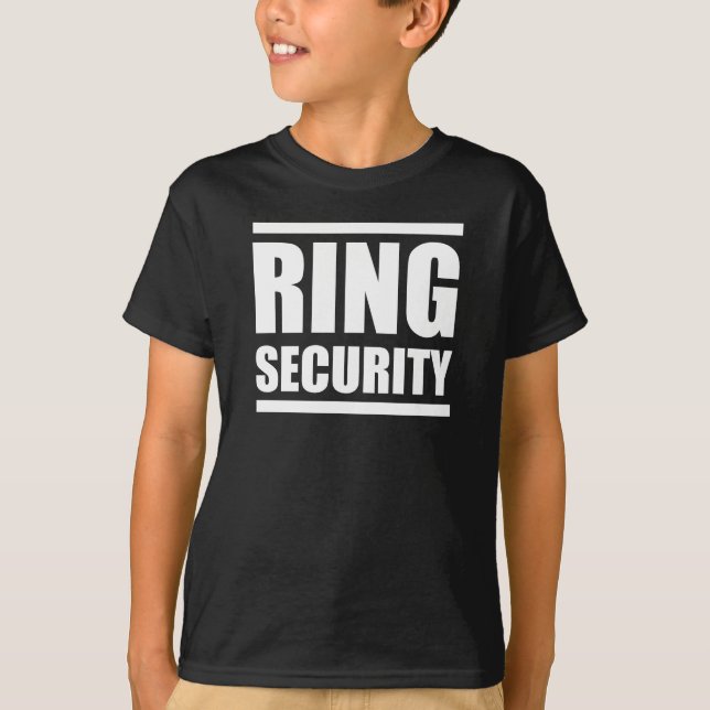 Ring Security Boys Hochzeitsseminar Shirt (Vorderseite)