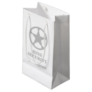 Ring Security Geschenktasche für Ehering Trägerkin Kleine Geschenktüte