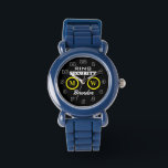 Ring Security Kind Uhr für Hochzeitsfeier<br><div class="desc">Ring Security Kinderuhr für Hochzeitsfeier . Personalisierte Armbanduhren für Jungen. Niedliche Geschenkidee für Sohn,  Enkel,  Neffe,  Cousin,  Kinder etc. Schwarz-Weiß-Zifferblatt-Design mit mit Monogramm Braut- und Bräutigam-Ringen. Durchmesser ca. 33 mm. Schwarzer oder farbiger Ledergurt. Wasserresistent bis zu 3 Bar. Geeignet für vier bis zwölf Jahre. Spaß für kleine Klingelträger.</div>
