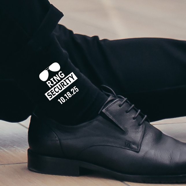 Ring Security Ring Bearer Proposal Personalized Socken (Von Creator hochgeladen)