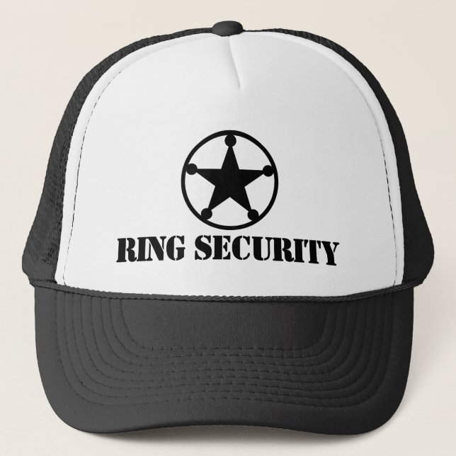 Ring Security Trucker Hut für Ehering Träger Truckerkappe (Vorderseite)
