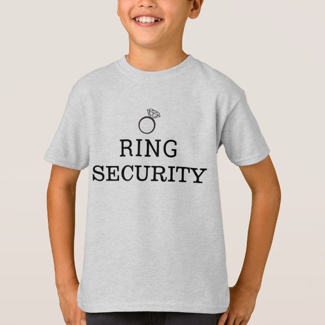 Ring Security Wedding Ring Bearer T - Shirt (Vorderseite)