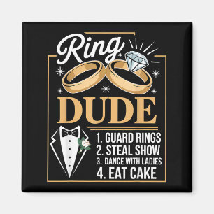 Ring-Sicherheit Hochzeitsfeier Lustiger Ringträger Magnet