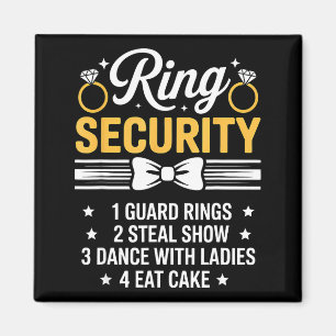 Ring-Sicherheit Hochzeitsfeier Lustiger Ringträger Magnet