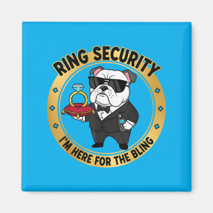 Ring-Sicherheits-Hochzeitsring-Träger-Geschenk Män Magnet