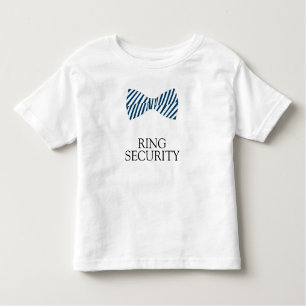 Ring-Sicherheits-Shirt mit Bogen-Krawatte für Kleinkind T-shirt