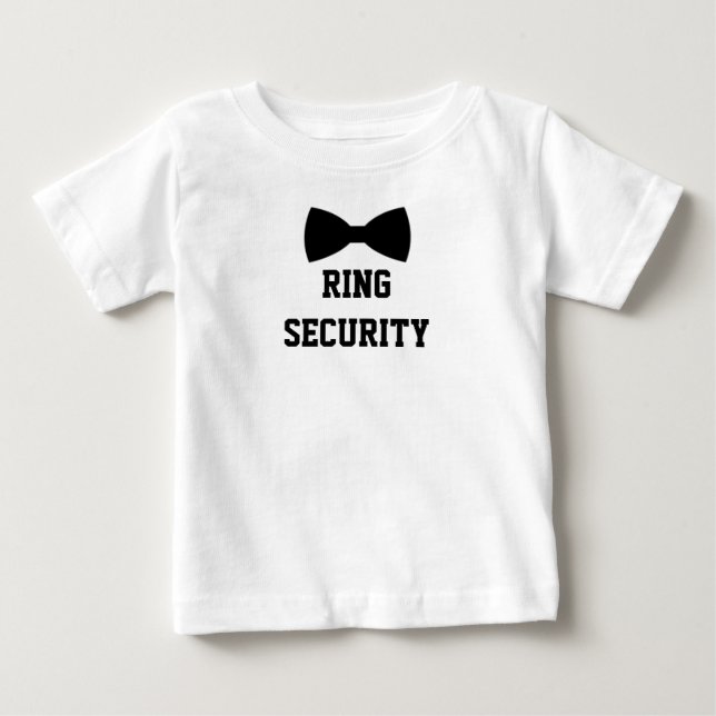 Ring-Sicherheitsring-Träger Baby T-shirt (Vorderseite)