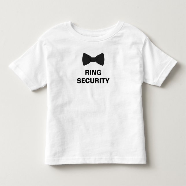 Ring-Sicherheitsring-Träger Kleinkind T-shirt (Vorderseite)