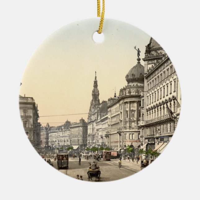 Ring-Straße, Budapest, Ungarn Keramikornament (Vorne)