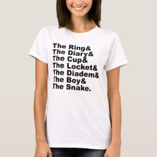 Ring & Tagebuch & Tasse & Medaillon & Diadem & Jun T-Shirt