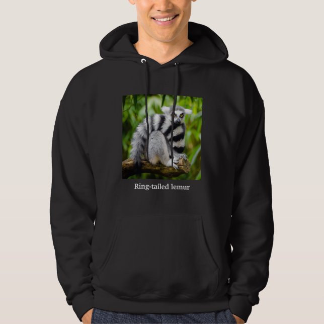 Ring-tailed lemur hoodie (Vorderseite)