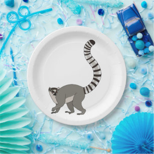 Ring Tails Lemur Pappteller