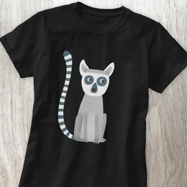 Ring Tails Lemur T-Shirt (Fun Ring Tailed Lemur t-shirt)