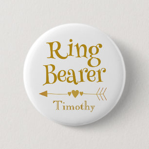 Ring-Träger-Charme Button