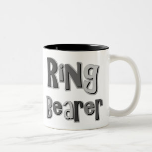 Ring-Träger-Grau Zweifarbige Tasse