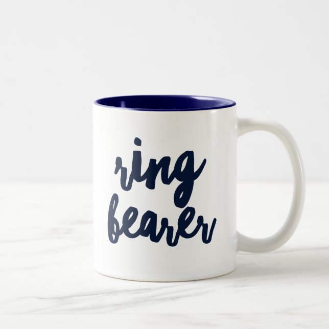 Ring-Träger Zweifarbige Tasse (Rechts)