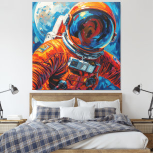 Ring um den Mond-7 Leinwanddruck