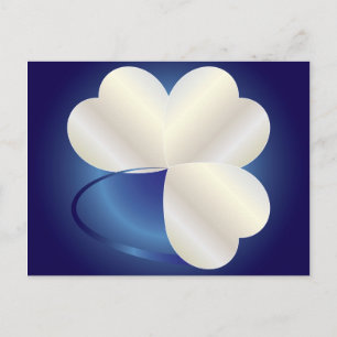 Ring von drei Herzen Postkarte