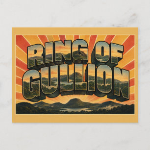 Ring von Gullion Nordirland Vintage Reise Postkarte
