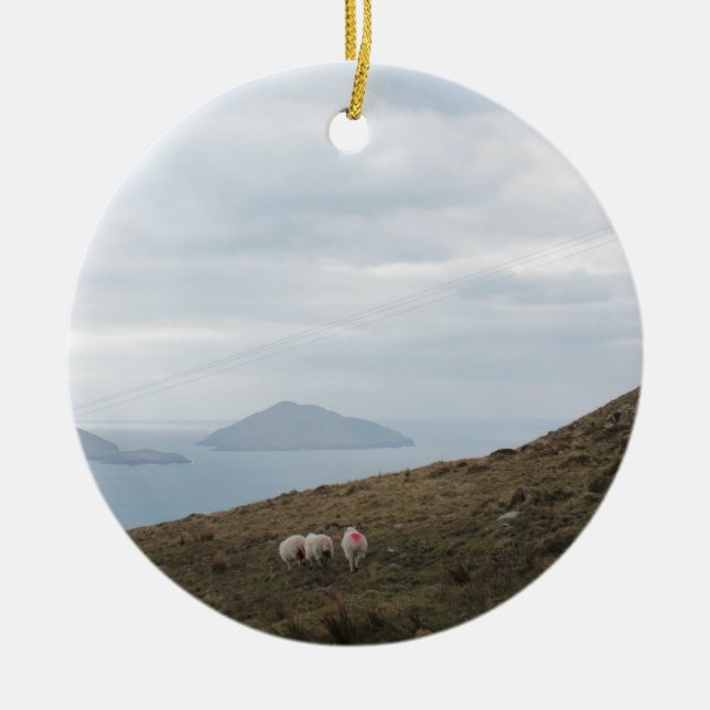Ring von Kerry, Irland Keramik Ornament (Vorne)