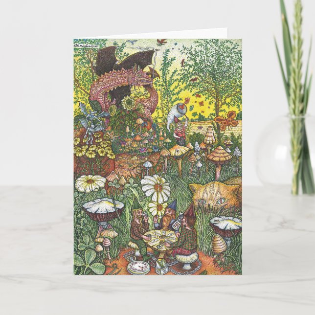 Ring-Zyklus-Gruß-Karte Karte (Vorderseite)