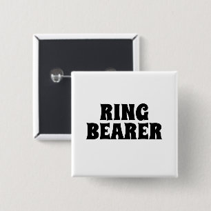 Ringbearer Elegant Hochzeitsgeschenk für Buttone Button