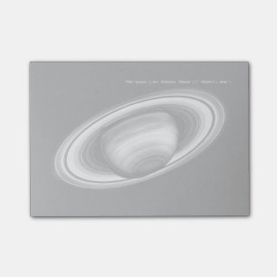 Ringe des Gas-Riesen Saturn - Sonnensystem Post-it Klebezettel