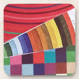 Ringe, Kreise und Karo-Minikollektion Untersetzer