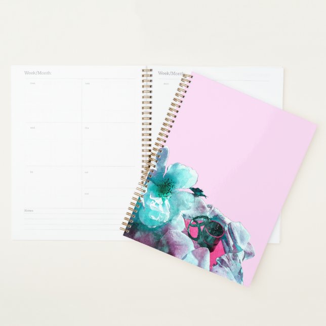 Ringe mit weißen Rosenblättern Planer (Anzeige)