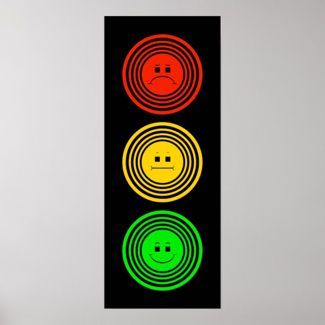 Ringed Moody Stoplight Poster (Vorne)