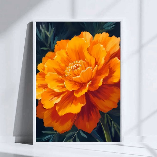 Ringelblume | Aquarell Blumen Gemalt Poster (Von Creator hochgeladen)