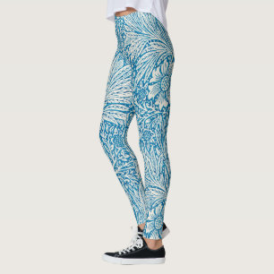 Ringelblume von William Morris, Vintage-Gartenblum Leggings