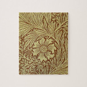 Ringelblume William Morris Antikes Blumenmuster Puzzle
