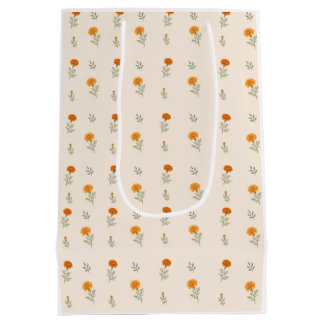Ringelblumen-Garten Cottagecore Floral Mittlere Geschenktüte