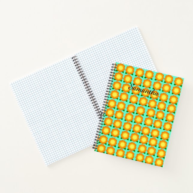 Ringelblumen Notizbuch (Innenseite)