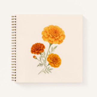 Ringelblumenstrauß Notizbuch