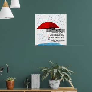 Ringen alternativer Faktenwertpapiere Poster