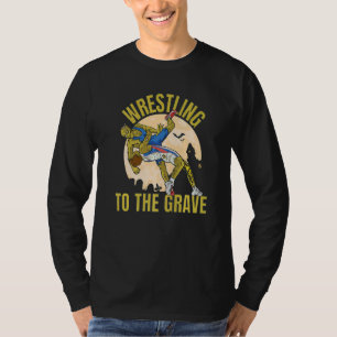 Ringen bis zum Grab Zombies Ringen T-Shirt
