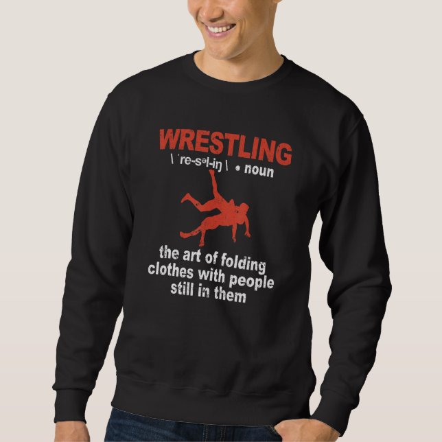 Ringen Definition Ringer Trainer Student Ringen Sweatshirt (Vorderseite)