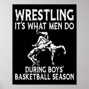 Ringen ist was Männer während Jungen-Basketball tu Poster