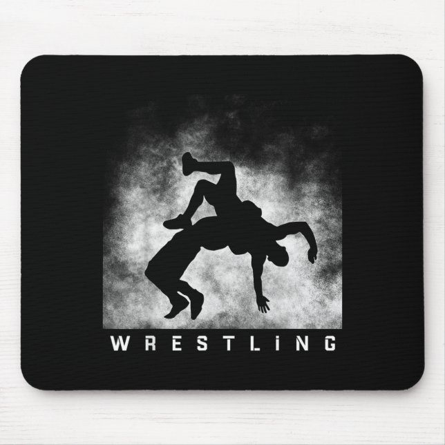Ringen Ringkämpfer Ringen Kampfsport Kampf Mousepad (Vorne)