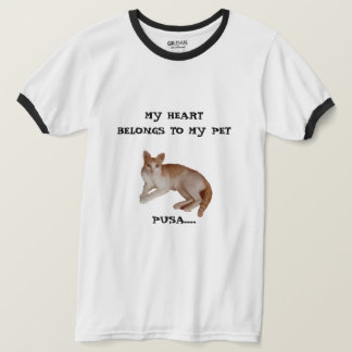 Ringer-T - Shirt für Männer mit kontrastvollem Nec