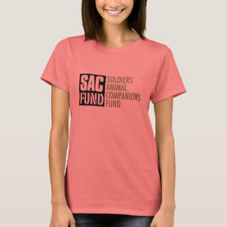 Ringer-T - Shirt-SAC-Logo auf Vorderseite T-Shirt