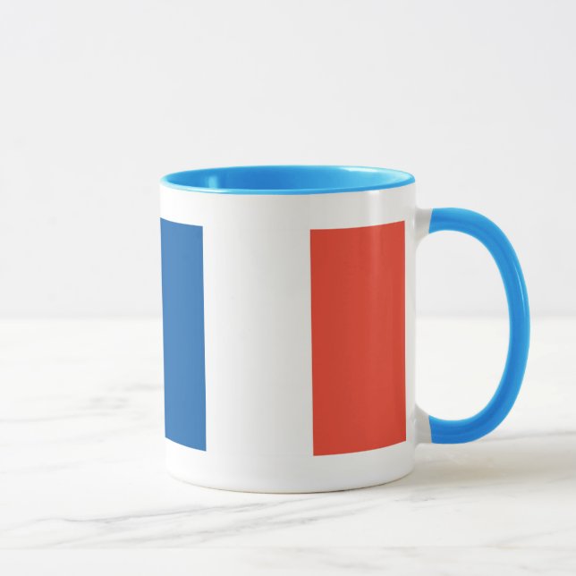 Ringer Tasse blau Frankreich Fahne (Rechts)