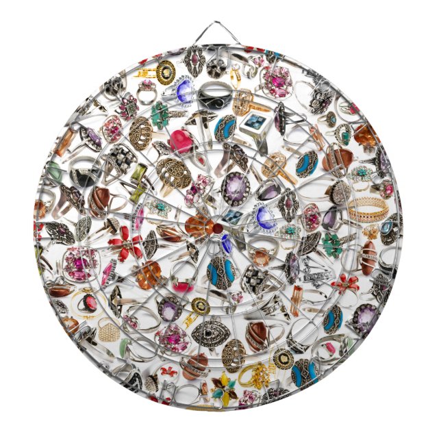 Ringeschmuck Dartscheibe (vorne)