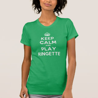 Ringette "behalten Sie der T - Shirt der ruhiges