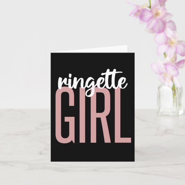 Ringette Girl | Geschenke für gespaltene Spieler Karte (Orchidee)