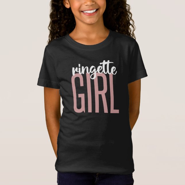 Ringette Girl | Geschenke für gespaltene Spieler T-Shirt (Vorderseite)
