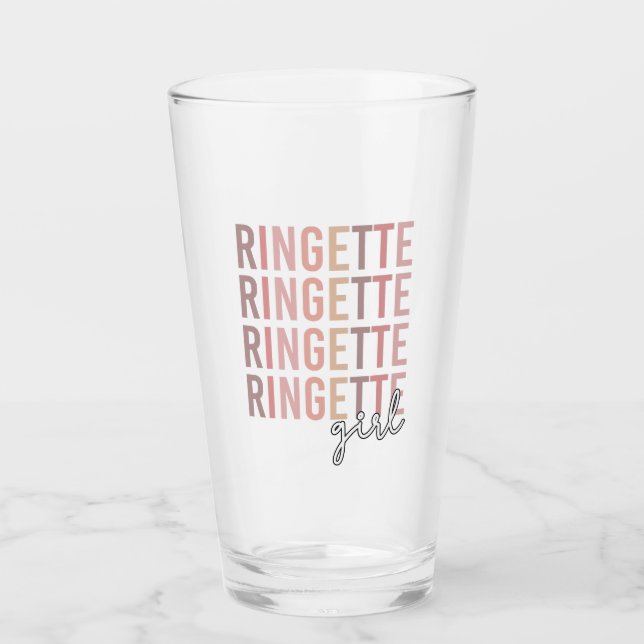 Ringette Girl | Geschenke für Ringette Player Glas (Vorderseite)