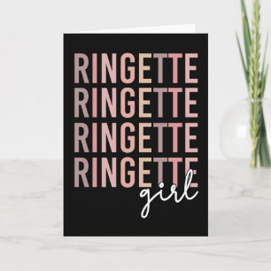 Ringette Girl Geschenke für Ringette Player Karte